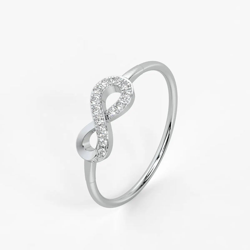Infinity Loop Open Ladies Ring