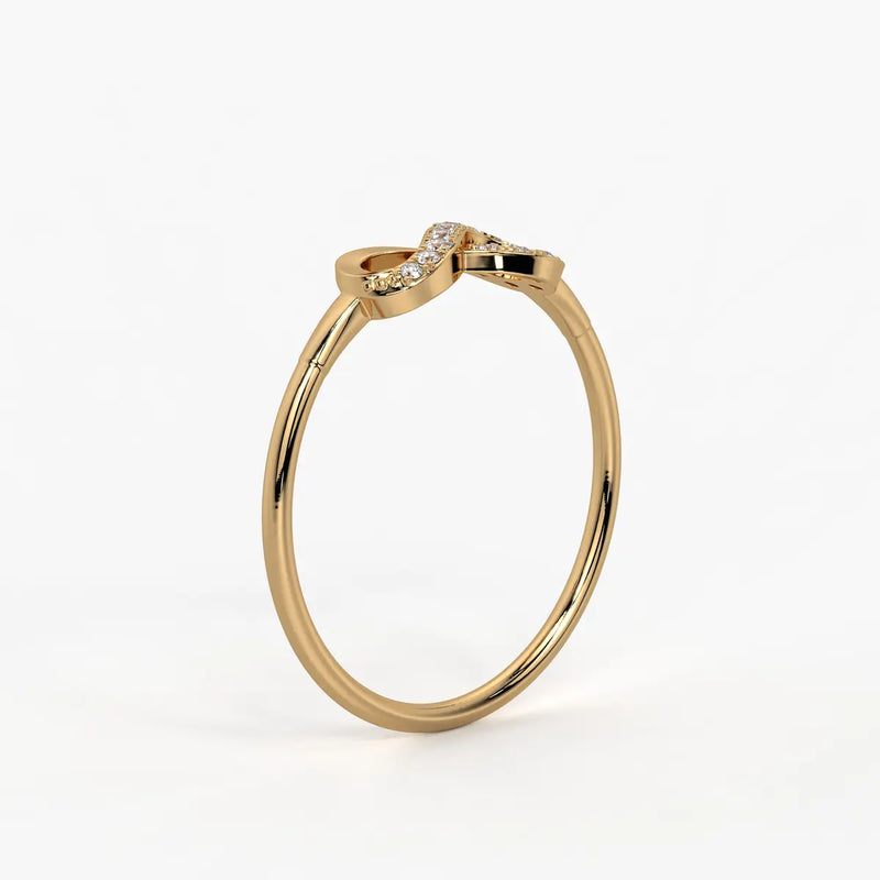 Infinity Loop Open Ladies Ring