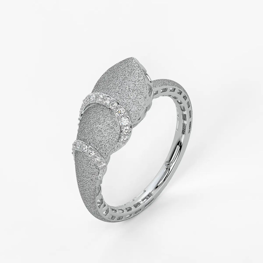 Crescent Curve Designer Ring
