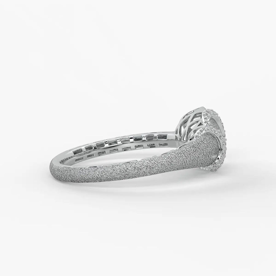 Crescent Curve Designer Ring