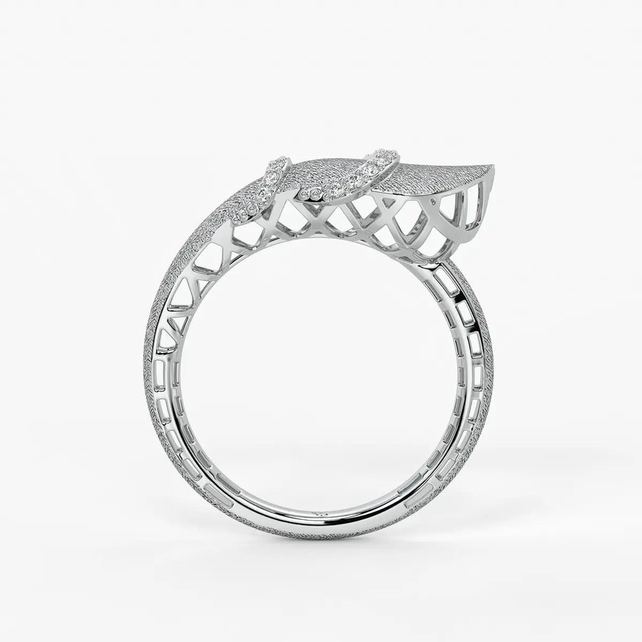 Crescent Curve Designer Ring