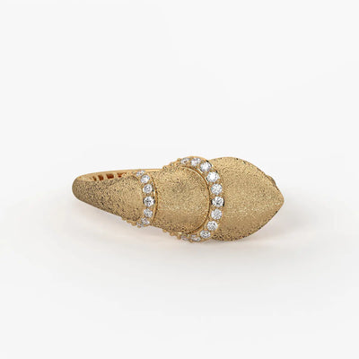 Crescent Curve Designer Ring
