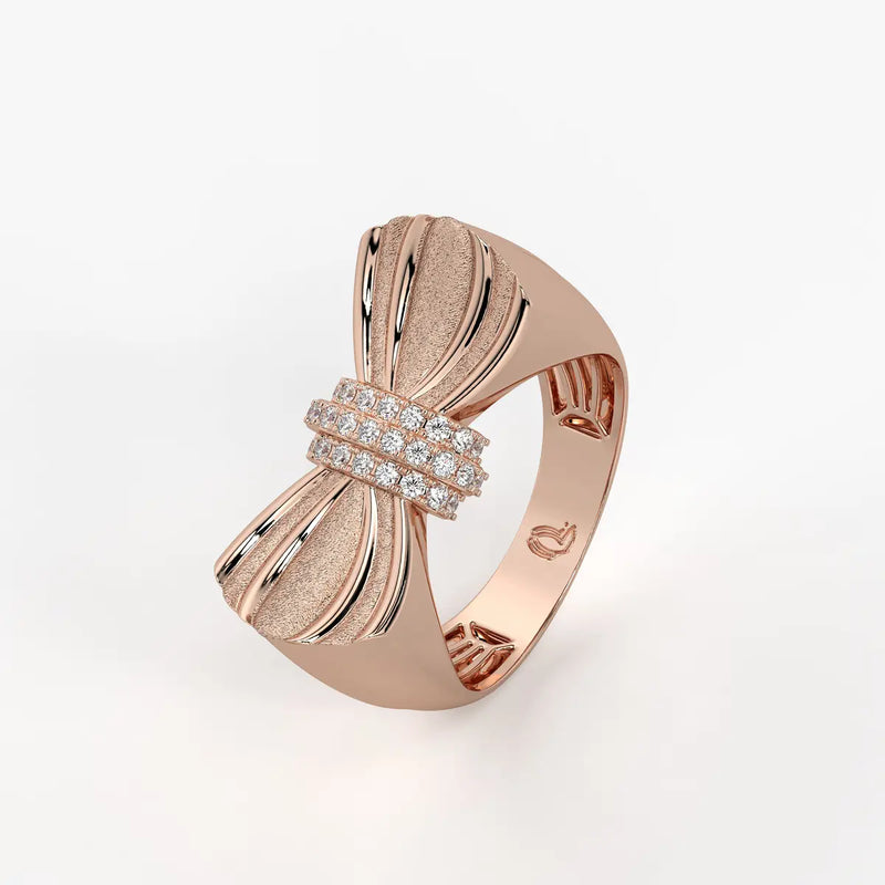 Ribbon Knot Designer Ring