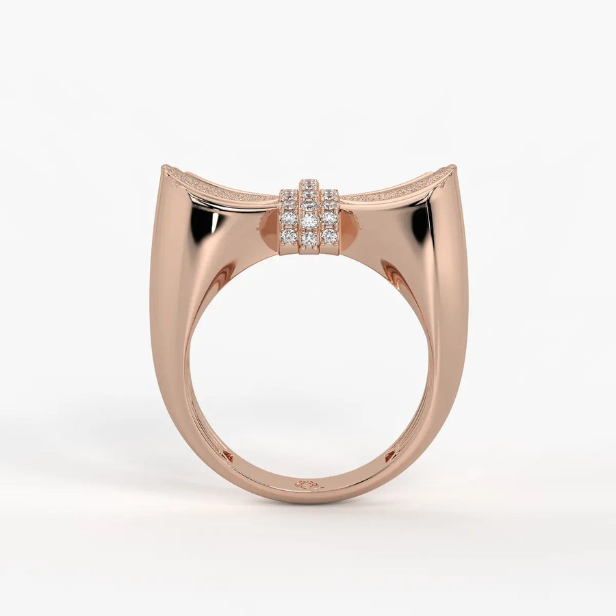Ribbon Knot Designer Ring