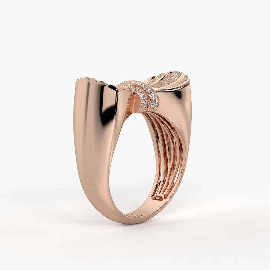 Ribbon Knot Designer Ring