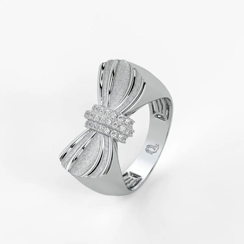 Ribbon Knot Designer Ring
