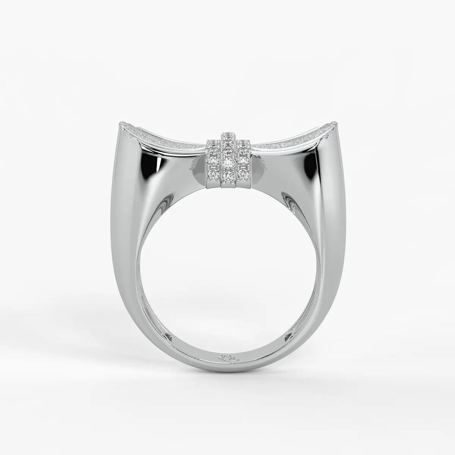 Ribbon Knot Designer Ring