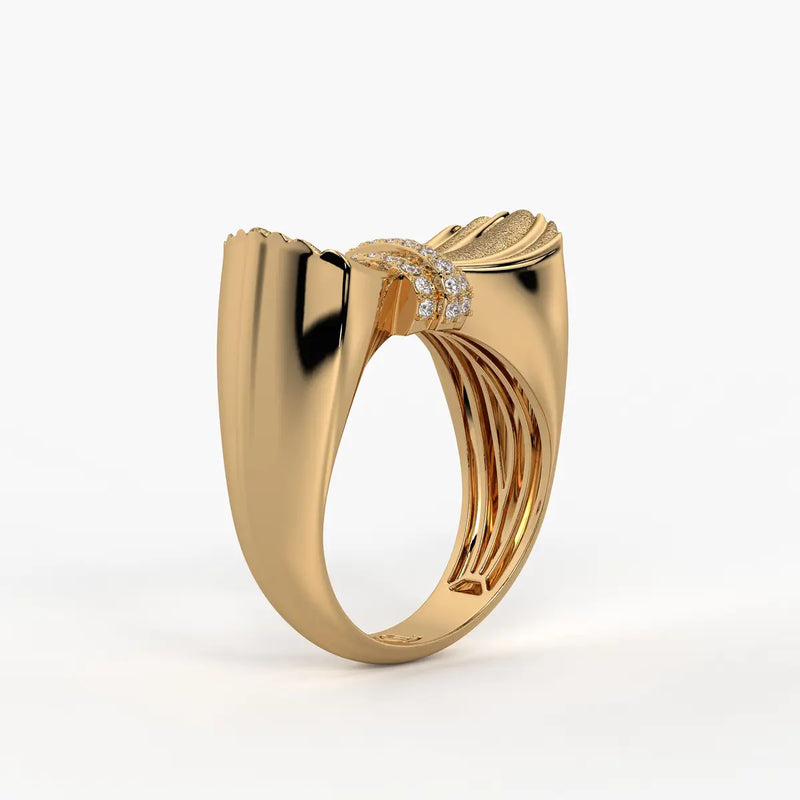Ribbon Knot Designer Ring