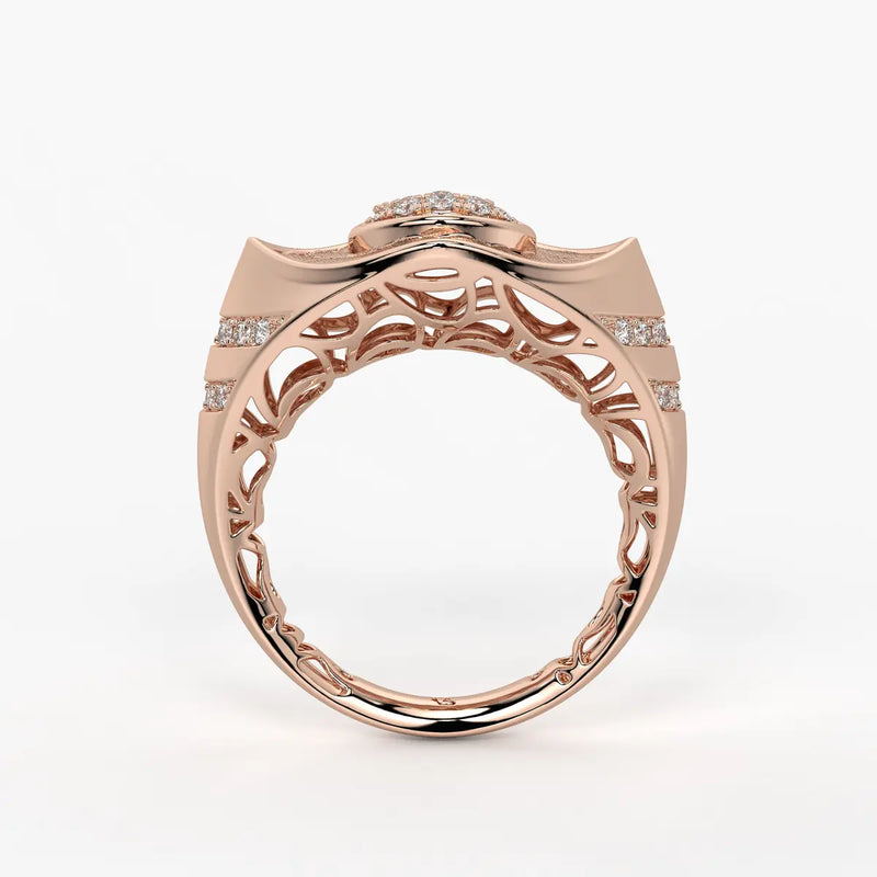 Marquise Shield Designer Ring