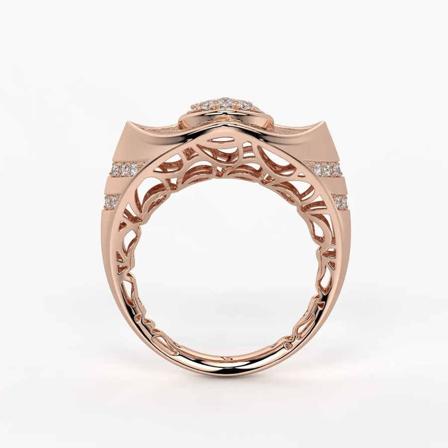 Marquise Shield Designer Ring