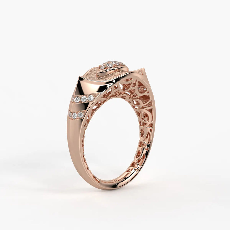 Marquise Shield Designer Ring
