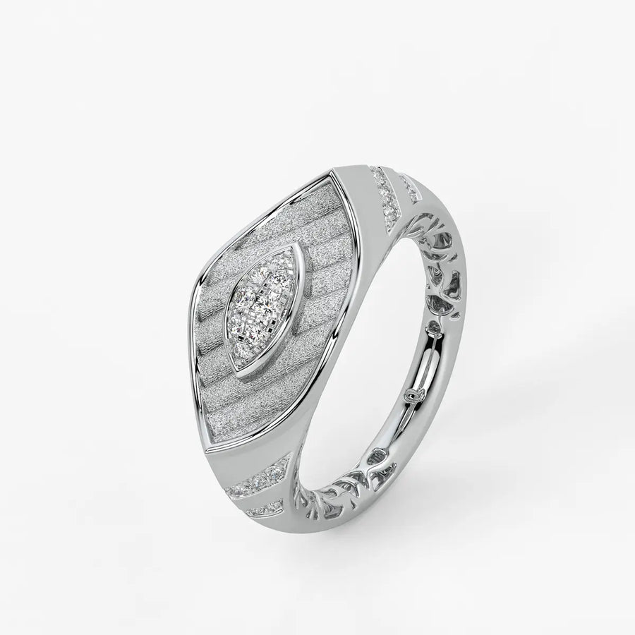 Marquise Shield Designer Ring