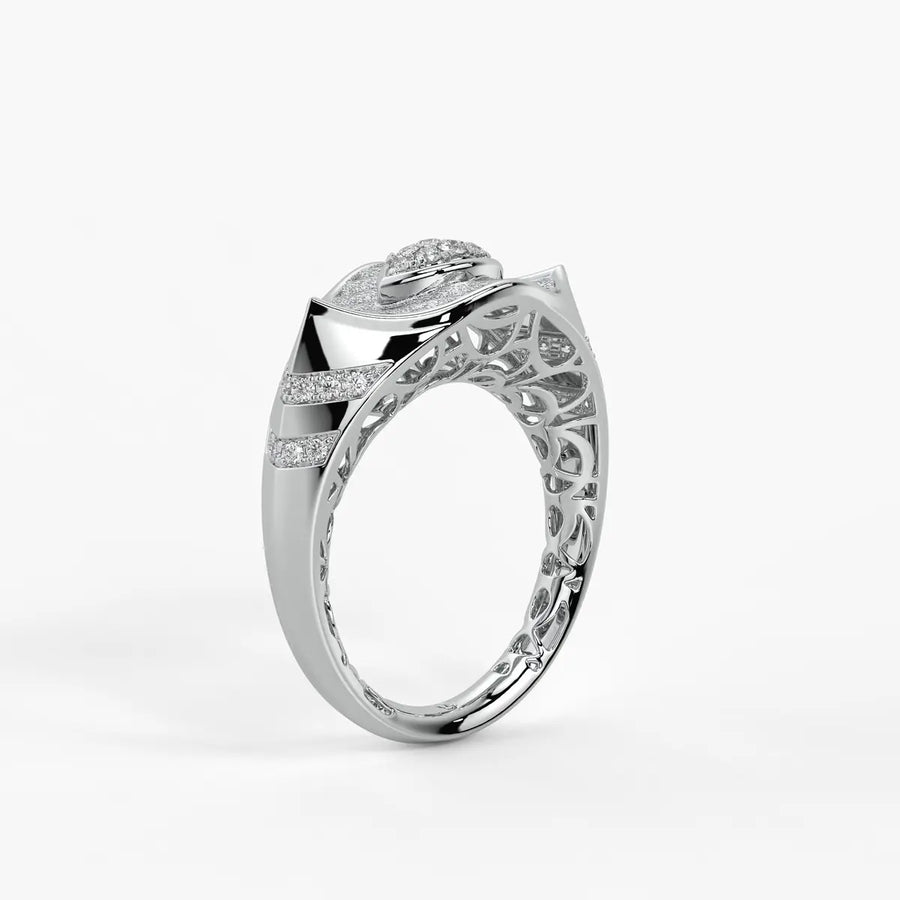 Marquise Shield Designer Ring