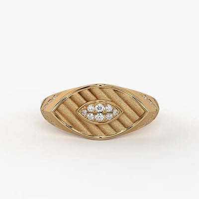 Marquise Shield Designer Ring
