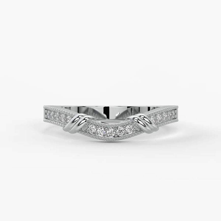 Twist Knot Accent Ladies Ring
