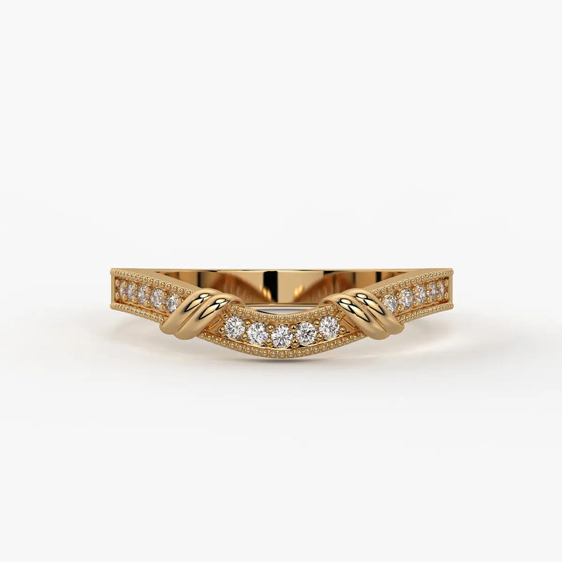 Twist Knot Accent Ladies Ring