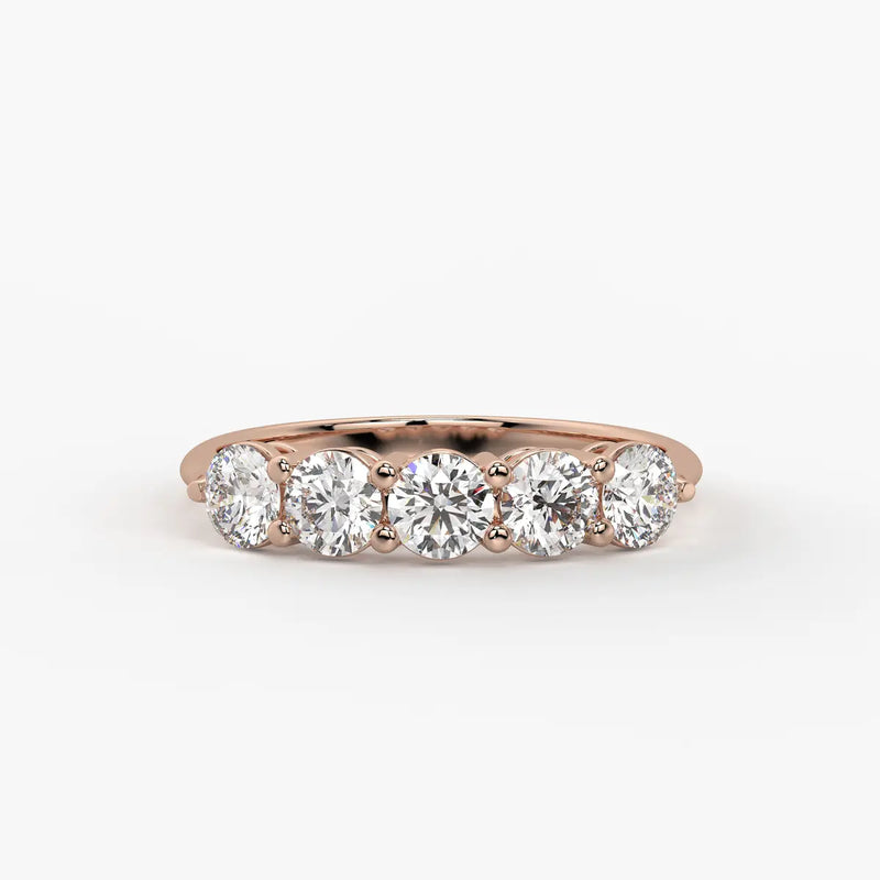 Stellar Row Diamond Ring
