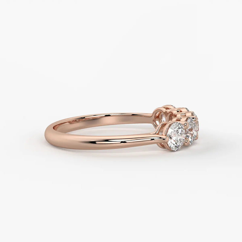 Stellar Row Diamond Ring