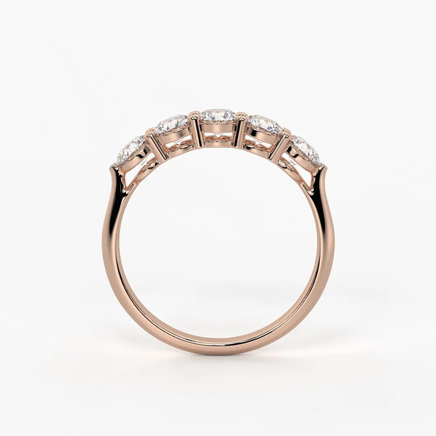 Stellar Row Diamond Ring