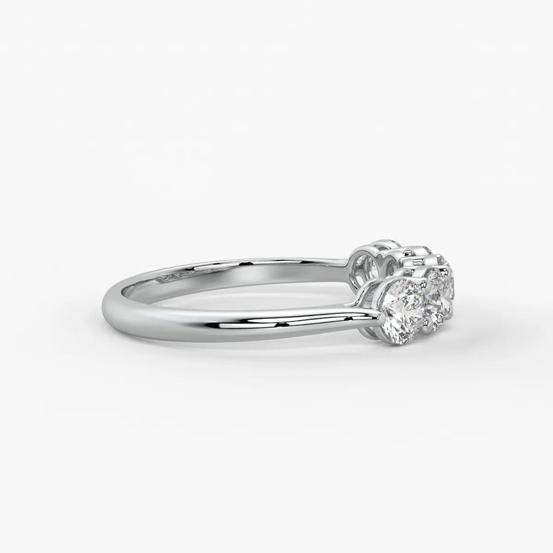 Stellar Row Diamond Ring