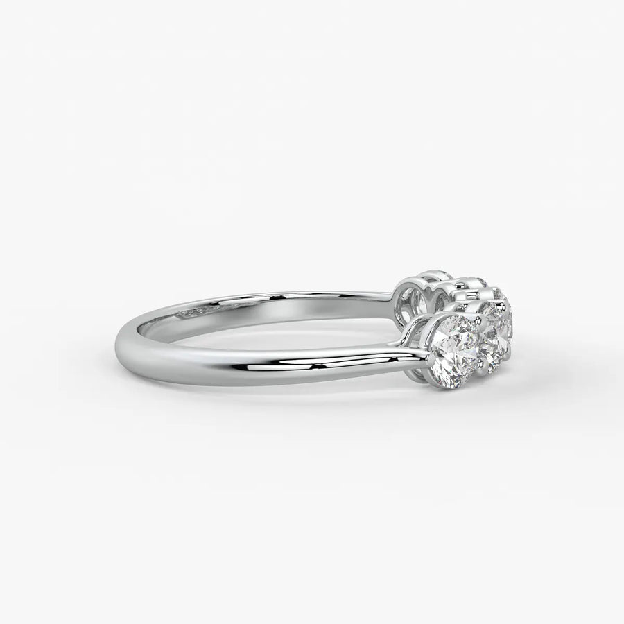 Stellar Row Diamond Ring