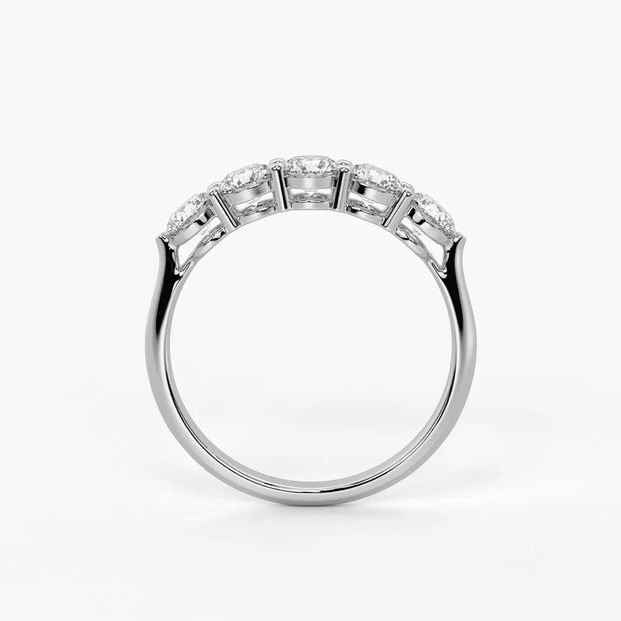 Stellar Row Diamond Ring