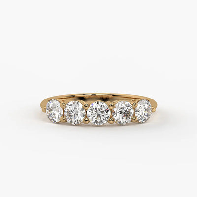 Stellar Row Diamond Ring