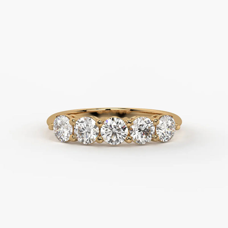 Stellar Row Diamond Ring