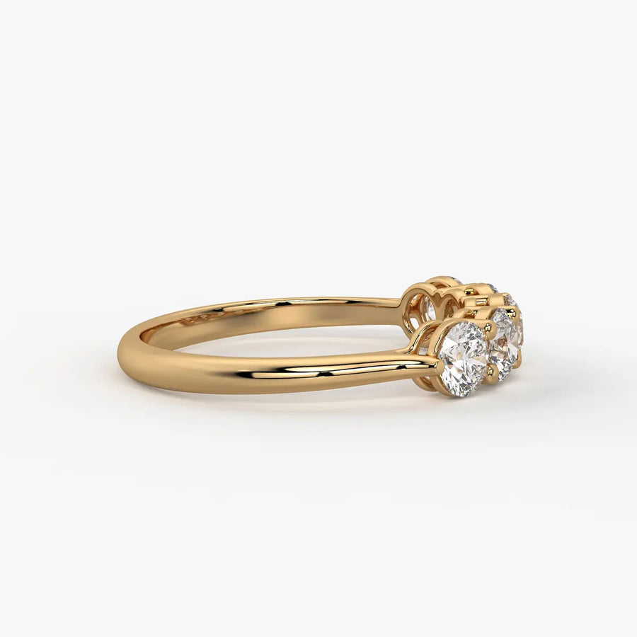 Stellar Row Diamond Ring