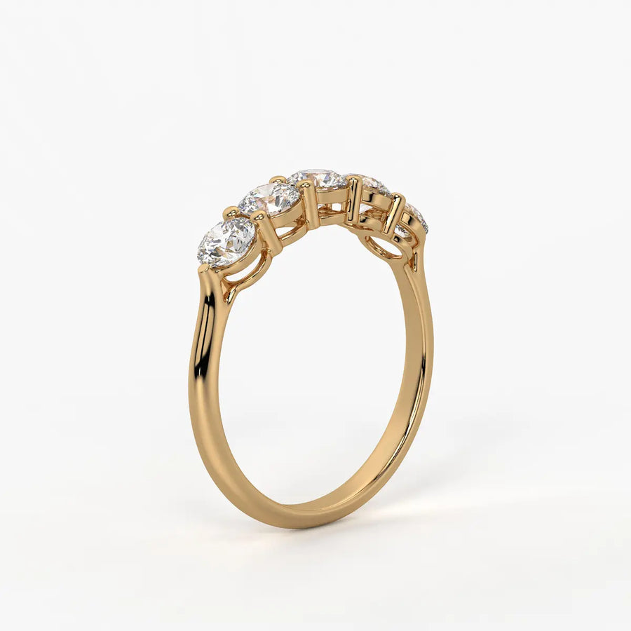 Stellar Row Diamond Ring