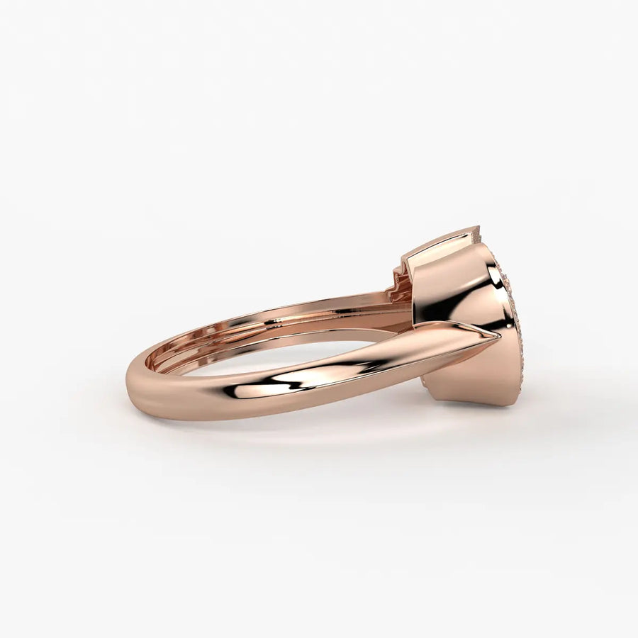 Sunflare Bloom Diamond Statement Ring