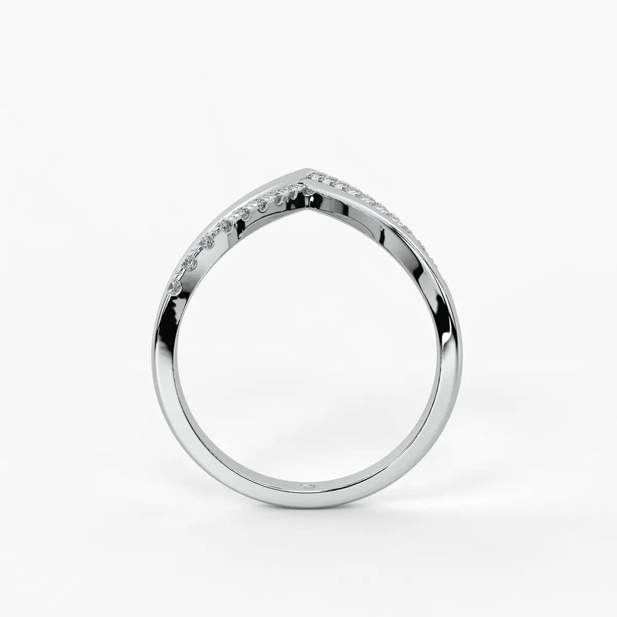 Triple Peak Chevron Fashion Ladies Ring