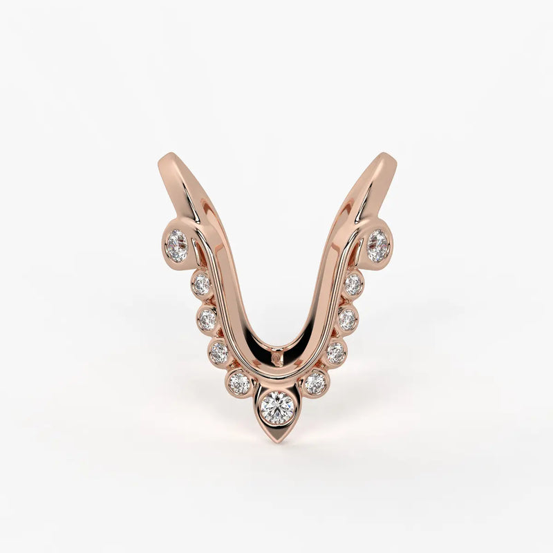 Royal V Curve Statement Ladies Ring