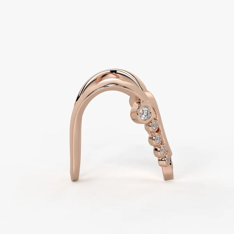 Royal V Curve Statement Ladies Ring