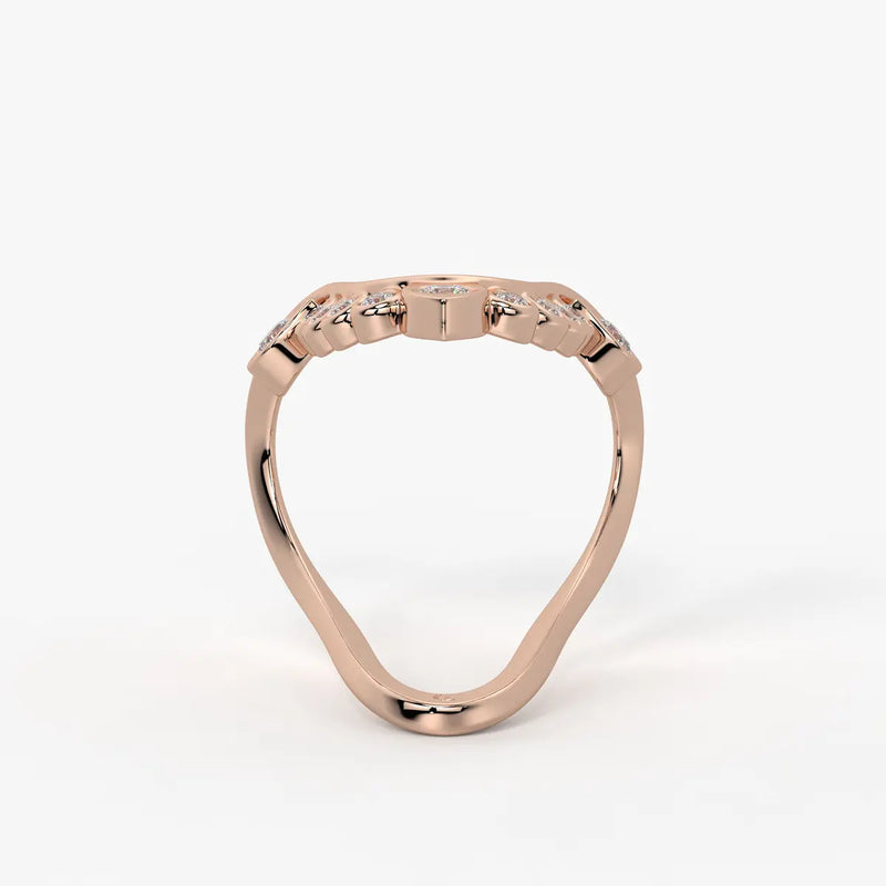 Royal V Curve Statement Ladies Ring