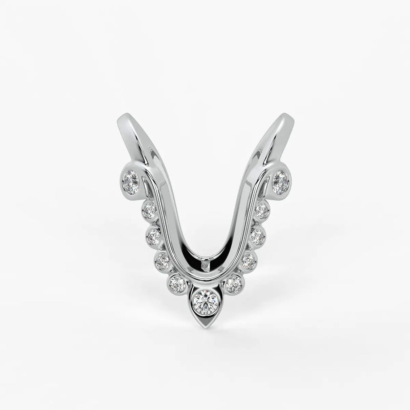 Royal V Curve Statement Ladies Ring