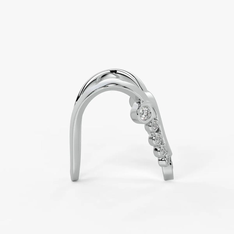 Royal V Curve Statement Ladies Ring