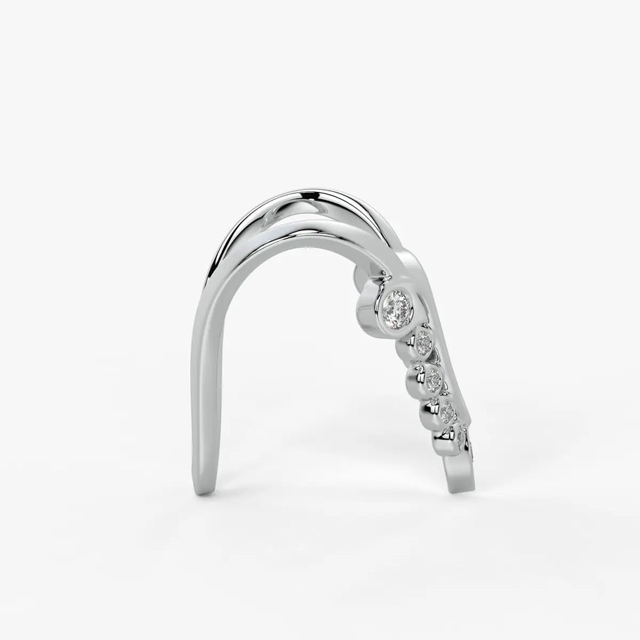 Royal V Curve Statement Ladies Ring
