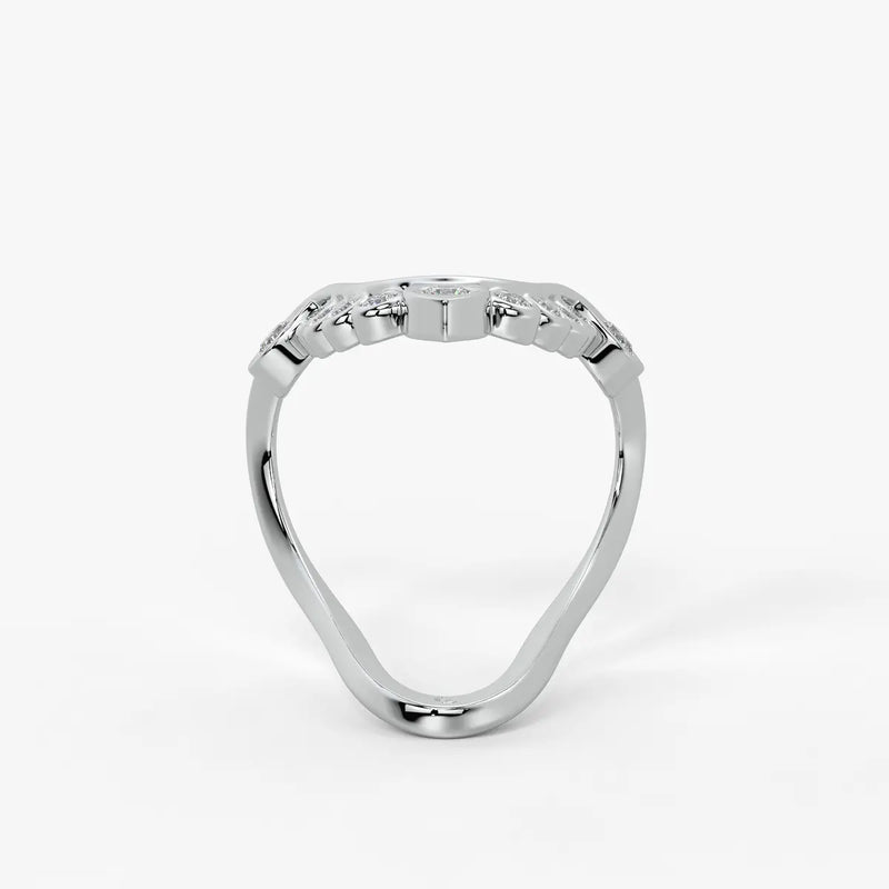 Royal V Curve Statement Ladies Ring