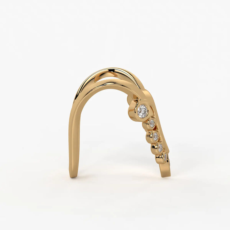 Royal V Curve Statement Ladies Ring