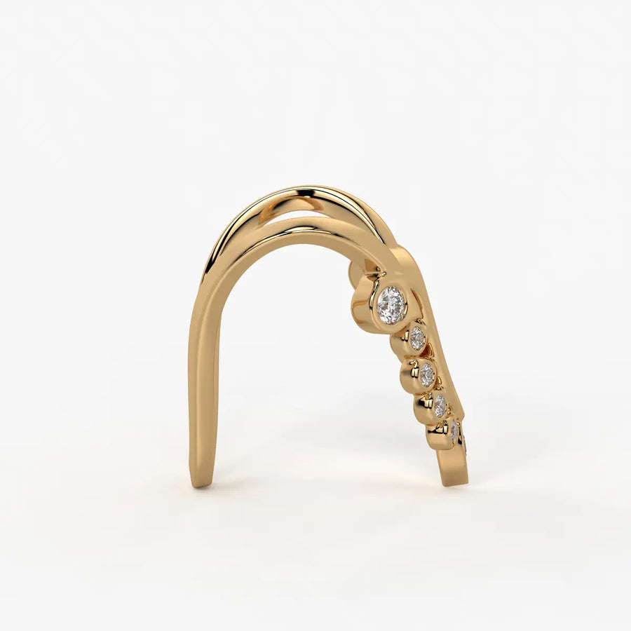 Royal V Curve Statement Ladies Ring