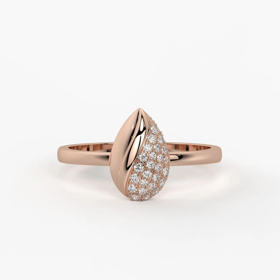 Verve Leaf Cascade Ring