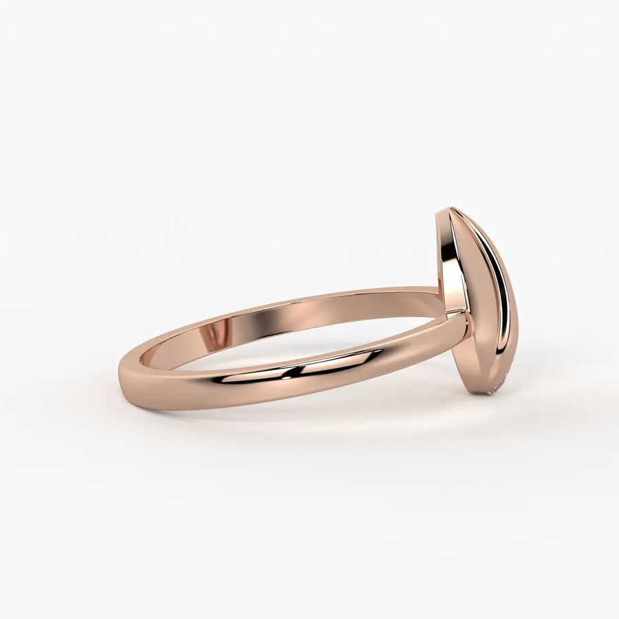 Verve Leaf Cascade Ring