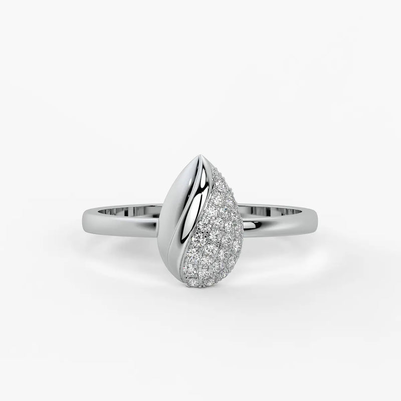 Verve Leaf Cascade Ring