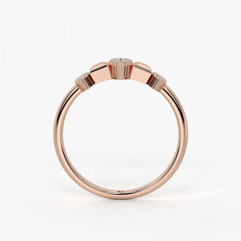 Lustr Triad Diamond Ring