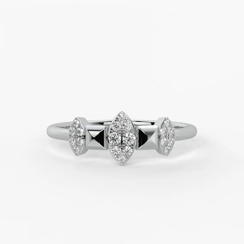 Lustr Triad Diamond Ring