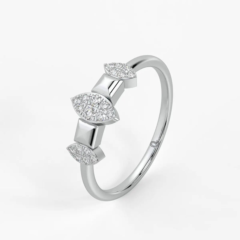 Lustr Triad Diamond Ring