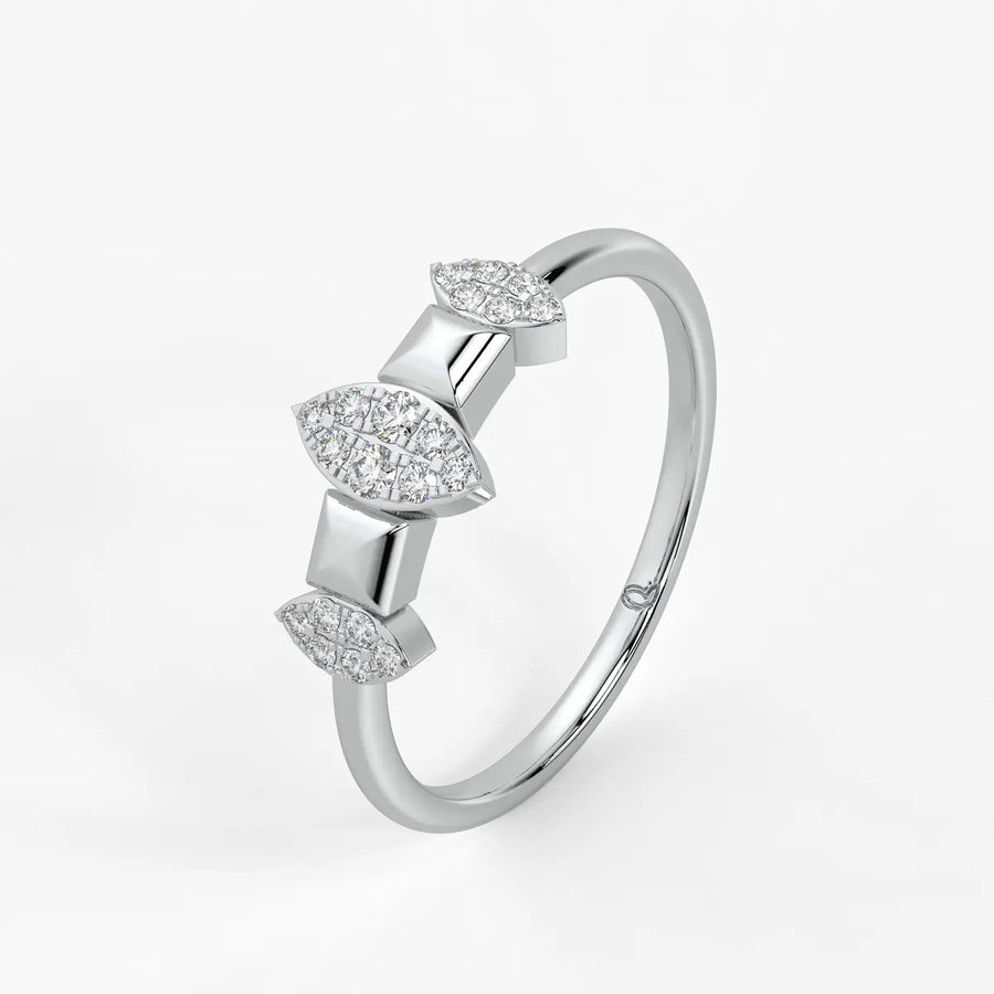 Lustr Triad Diamond Ring