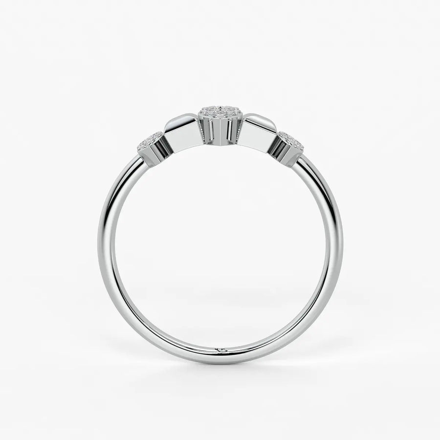 Lustr Triad Diamond Ring