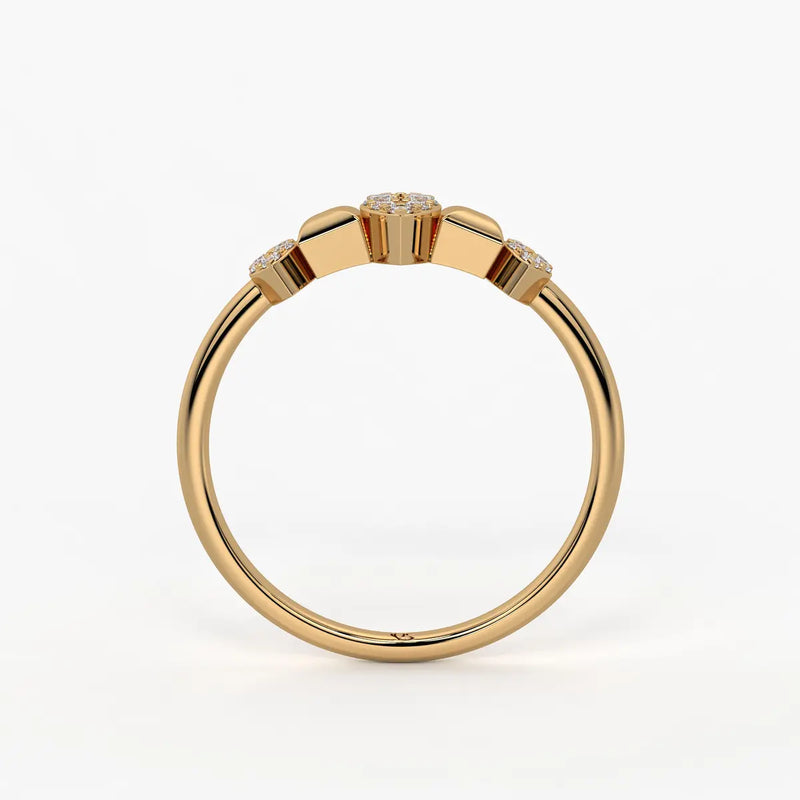 Lustr Triad Diamond Ring